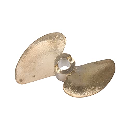 BQLZR 435/2 RC Boat Copper Propeller Two Leaves Hole 4MM Diameter 35MM Pitch1.4MM von BQLZR