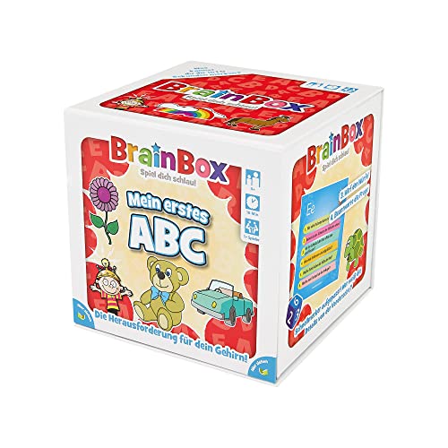 BRAINBOX 2094920 Mein erstes ABC, Lernspiel, Quizspiel für Kinder ab 4 Jahren von BRAINBOX