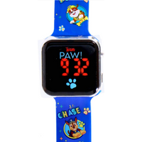 BRANDUNIT PAW4354 Accutime LED-Kinderuhr Paw Patrol (blau) von BRANDUNIT