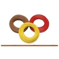 BRAWA 3217 H0 Flachbandlitze für digitalen Einsatz, 0,25 mm², 10-m-Ring, gelb von BRAWA