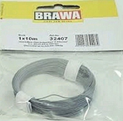 BRAWA 32407 Decoderlitze grau 10m von BRAWA