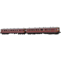 BRAWA 44724 H0 Verbrennungstriebwagen BR VT60.5 und Beiwagen VS145 Analog BASIC+, DB, Ep. III von BRAWA