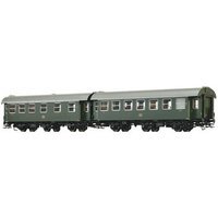 BRAWA 46307 H0 2er-Set Personenwagen AB3yge und B3yge, DB, Ep. III von BRAWA