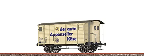 BRAWA 47884 Gedeckter Güterwagen Gklm Appenzeller - Spur H0 von BRAWA