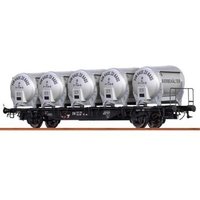 BRAWA 49108 H0 Behältertragwagen BTmms 58 mit Ddikr 621, DB, Ep. III BRAWA 49108 H0 Behältertragwagen BTmms 58 mit Ddikr 621, DB, Ep. III von BRAWA