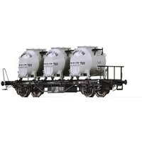 BRAWA 50597 H0 Behältertragwagen BTs 30 mit Efkr401 "Von Haus zu Haus", DB, Ep. III BRAWA 50597 H0 Behältertragwagen BTs 30 mit Efkr401 "Von Haus zu Haus", DB, Ep. III von BRAWA