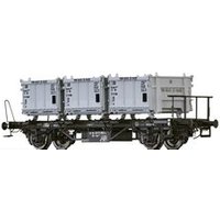 BRAWA 50603 H0 Behältertragwagen Lbs577 mit Eoskrt 022 "Von Haus zu Haus", DB, Ep. IV BRAWA 50603 H0 Behältertragwagen Lbs577 mit Eoskrt 022 "Von Haus zu Haus", DB, Ep. IV von BRAWA