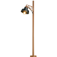 BRAWA 84121 H0 LED Holzmastleuchte, Stecksockel [alt 84021] von BRAWA