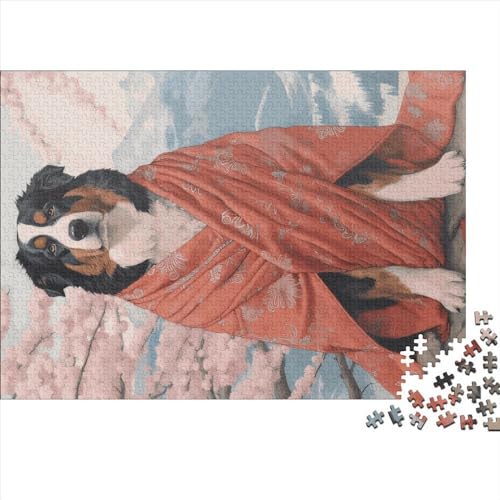 Größe Stücke Kreative Puzzles Berner Berg Geisha Geschenk Puzzles Rechteckiges Puzzlespielzeug für Erwachsene 500 Stück (52 x 38 cm) von BREAUX