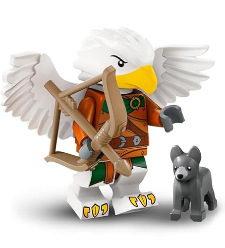 Lego Dungeons & Dragons Minifiguren Serie: Aarakocra Ranger (Aarakocra-Waldläuferin) – DND Lego Figuren Einzeln zum sammeln (71047) von BRICK Flip