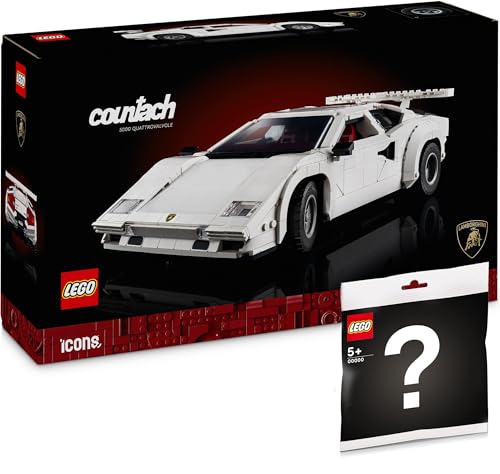 Lego Countach (Lego 10337) - Countach Lego mit Polybag-Geschenk, Lego Neuheiten 2025 von BRICK Flip