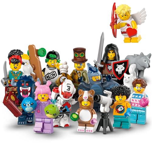 Lego Minifiguren Serie 27 komplett Set mit Allen 12 Lego Figuren zum Sammeln, Minifiguren Lego Set (12 x Lego 71048) - Lego Neuheiten 2025 von BRICK Flip