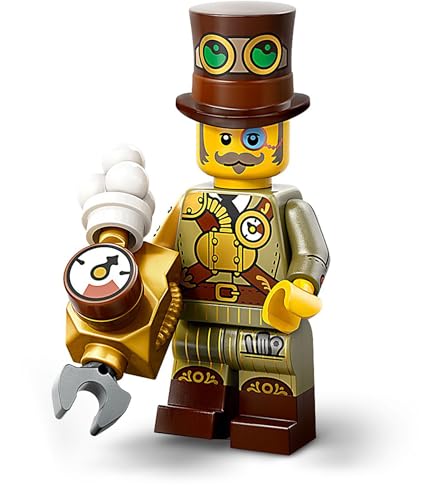 Lego Minifiguren Serie 27: Steampunk Inventor (Steampunk-Erfinder), Minifiguren Lego Set, Lego Figuren Einzeln zum sammeln (Lego 71048) - Lego Neuheiten 2025 von BRICK Flip