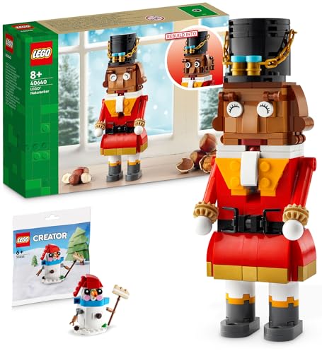 Lego Nussknacker 40640 - Lego Mini Set Weihnachten inkl. festliches Polybag-Geschenk, Lego kleine Sets Weihnachten, Lego Weihnachten 2024 von BRICK Flip