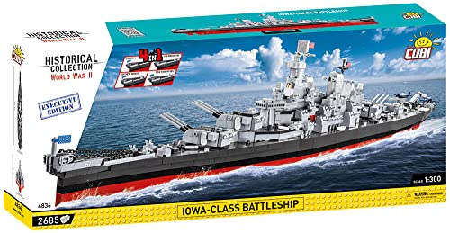 BRICKCOMPLETE COBI 4836 Iowa-Class Battleship (4in1) - Executive Edition von BRICKCOMPLETE