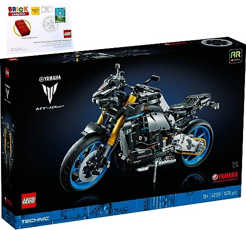 BRICKCOMPLETE Lego 2er Set: 42159 Yamaha MT-10 SP & 1x FDC First Day Cover/Erstagsbrief mit Sonderstempel / 90 Jahre Lego Edition von BRICKCOMPLETE