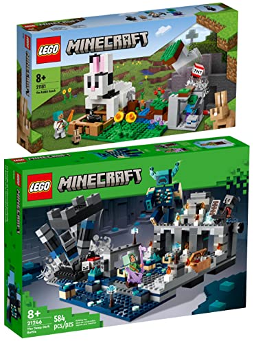 Lego 2er Set: 21246 Das Duell in der Finsternis & 21181 Die Kaninchenranch von BRICKCOMPLETE