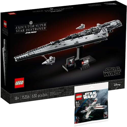 Lego 2er Set: 75356 Supersternzerstörer Executor & 30654 X-Wing Starfighter von BRICKCOMPLETE