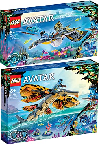 Lego Avatar 2er Set: 75575 Entdeckung des Ilu & 75576 Skimwing Abenteuer von BRICKCOMPLETE