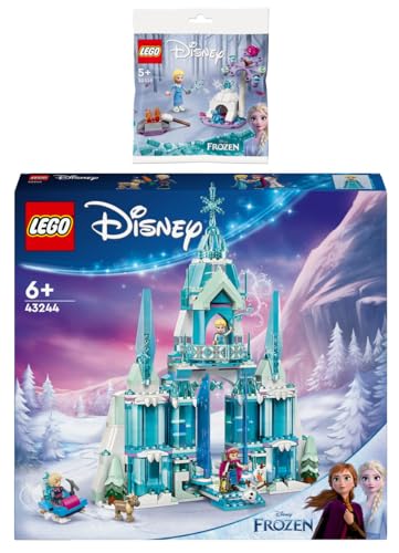 Lego Disney Set: 43244 Elsas Winterpalast & 30559 Elsas und Brunis Lager im Wald von BRICKCOMPLETE