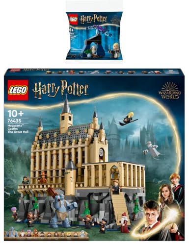 Lego Set: 76435 Schloss Hogwarts: Die Große Halle & 30677 Draco im Verbotenen Wald von BRICKCOMPLETE