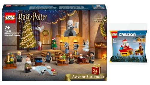 Lego Set: 76438 Harry Potter 2024 & 30670 Weihnachtsmann auf Schlittenfahrt von BRICKCOMPLETE