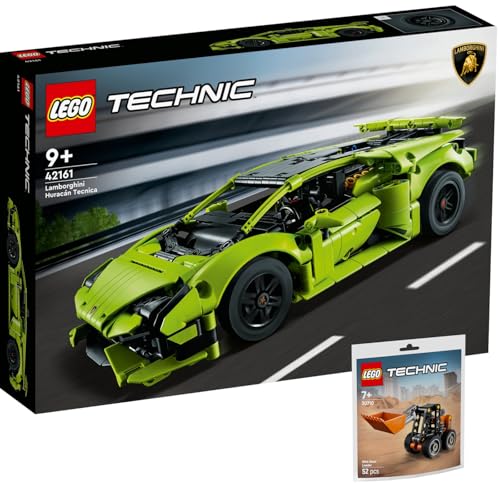 Lego Technic 2er Set: 42161 Lamborghini Huracán Tecnica & 30710 Kompaktlader von BRICKCOMPLETE