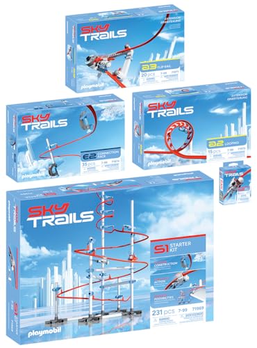 Playmobil Sky Trails 5er Set: 71969 StarterKit, 71971 Flip Rail, 71972 Looping, 71974 Connection Pack & 71976 Sky Ryder Playmobil Sky Trails 5er Set: 71969 StarterKit, 71971 Flip Rail, 71972 Looping, 71974 Connection Pack & 71976 Sky Ryder von BRICKCOMPLETE