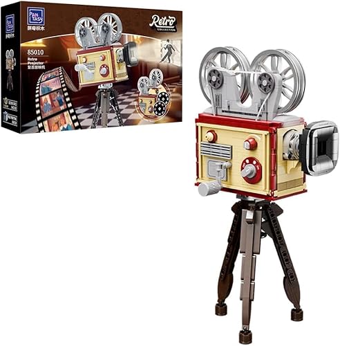 PANTASY Retro Projector Bausteine, Zeitloses Design für kreativen Spaß! Fantastischer Bausatz für Erwachsene, perfekt für Fans von Konstruktionsspielzeug von BRICKKK