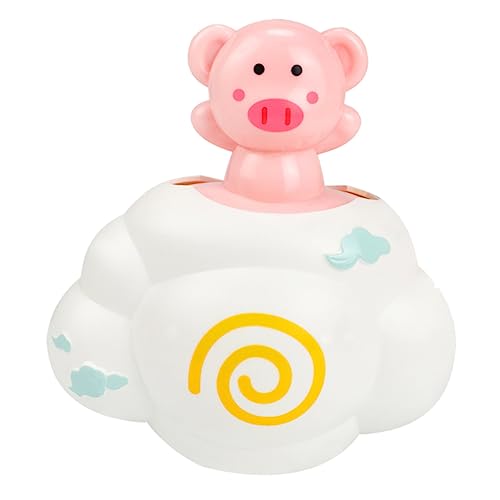 BRIGHTFUFU 1 STK. und im Wasser Toys Kleinkinder Shower Toy Badewannenspielzeug für regnerisches Schweinchen-Sprinkler- Abs Weiß von BRIGHTFUFU