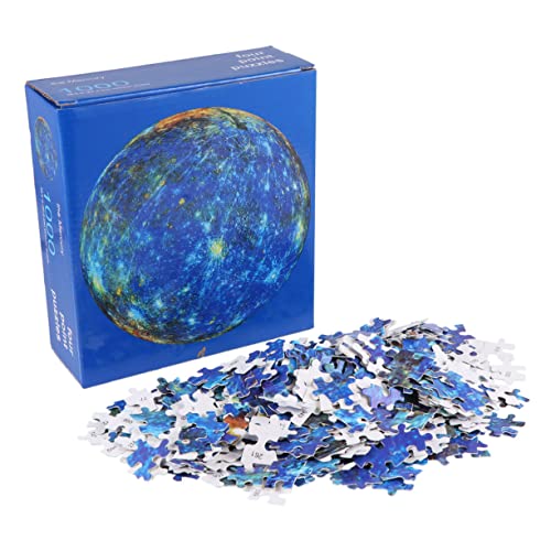 BRIGHTFUFU 1 Satz 1000 Stück Dekompressionsrätsel Puzzlematte System Labyrinth Spiel Puzzle-Tisch von BRIGHTFUFU