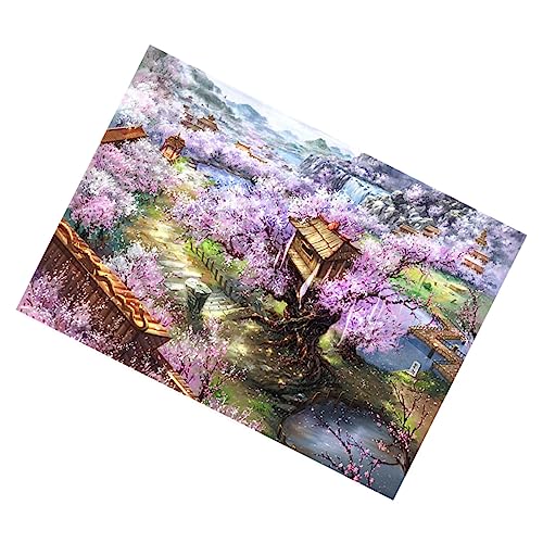 BRIGHTFUFU 1 Satz 1000 Stück Holzrätsel intelligente Spiele Malen-nach-Zahlen-Sets Puzzles hartes Rätsel Puzzlematte für hühner Puzzle- Holzpuzzle Hölzern von BRIGHTFUFU