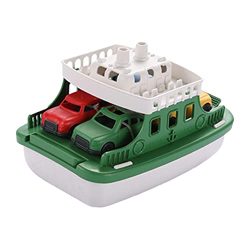 BRIGHTFUFU 1 Satz Trägheitsspielzeugauto für kinderspielzeug Toys Cars hühner marineboot Modell Kinderautomodell Transportboot Green von BRIGHTFUFU