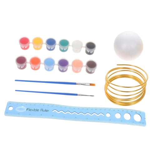 BRIGHTFUFU 1 Set DIY Schaumstoffbälle Sonnensystem Set Für Mädchen Im Alter Von 10–12 Jahren Schulbedarfsset Für Mädchen Im Alter Von 10–12 Jahren Kunst Und von BRIGHTFUFU