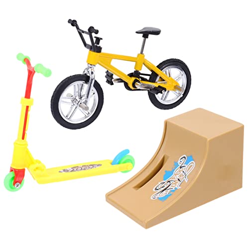 BRIGHTFUFU Tragbares Fingerspielzeug-Set Von Fidgets Finger-Scooter Fahrradrampe Fingersportspielzeug Für Erwachsene Jungen Und Mädchen von BRIGHTFUFU