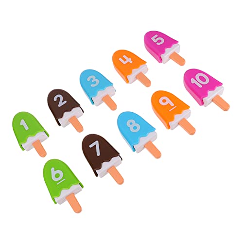 BRIGHTFUFU 1 Set Passendes Spielzeug Lernspielzeug Für Kinder Snacks Zahlen Pops Passendes Spielzeug Zahlensortierspiel Zahlenerkennungswerkzeug Spielzeug Für Kinder Kinder von BRIGHTFUFU