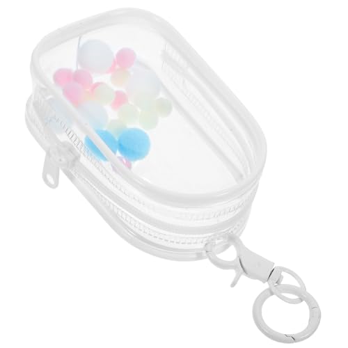 BRIGHTFUFU 1 Set Show Tasche Puppen Tragetasche Mini Plüschfigur Display Tasche Mini Puppenbeutel Gefüllt Transparenter Display Schlüsselanhänger Transparenter Display Puppen von BRIGHTFUFU