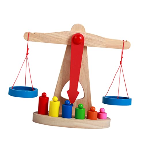 BRIGHTFUFU 1 Set Waage Balance Zählspielzeug Kidcraft Spielset Lernspielzeug Für Kinder Balancierspielzeug Mathematik Lernspiel Für Kinder Kinderspielzeug Gehirnspielzeug Puzzle von BRIGHTFUFU