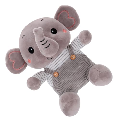 BRIGHTFUFU 1 Stück Elefant üschtier Für Kinder Beruhigendes Puppenspielzeug Liebevollem Design Ideales Babyspielzeug Für Kleinkinder Zufällige Farbe Und Knisterelemente Perfekt Zum von BRIGHTFUFU