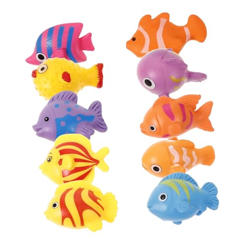 BRIGHTFUFU 10 Stück Teiliges Bunte Mini Fischfiguren aus Kunststoff Realistische Aquarien Dekoration für Micro Landschaften Kindersicheres für Aquarium und Bastelprojekte BRIGHTFUFU 10 Stück Teiliges Bunte Mini Fischfiguren aus Kunststoff Realistische Aquarien Dekoration für Micro Landschaften Kindersicheres für Aquarium und Bastelprojekte von BRIGHTFUFU