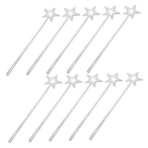 BRIGHTFUFU 10 Stück Teiliges Glitzernde Feenstäbe Kunststoff Leuchtend und Leicht für Bühnenauftritte und Kinderpartys Handlich und Bezaubernd für Kleine Mädchen BRIGHTFUFU 10 Stück Teiliges Glitzernde Feenstäbe Kunststoff Leuchtend und Leicht für Bühnenauftritte und Kinderpartys Handlich und Bezaubernd für Kleine Mädchen von BRIGHTFUFU