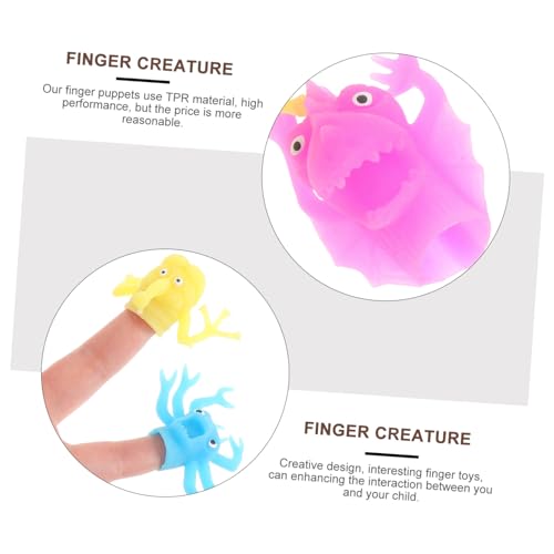 BRIGHTFUFU 10 Stück Teiliges Leuchtende Fingerpuppen aus TPR Mini Finger Einzigartigen Tierformen Robust und Flexibel für Geschichten Erzählen Kinderparty und Eltern Junge Mädchen BRIGHTFUFU 10 Stück Teiliges Leuchtende Fingerpuppen aus TPR Mini Finger Einzigartigen Tierformen Robust und Flexibel für Geschichten Erzählen Kinderparty und Eltern Junge Mädchen von BRIGHTFUFU