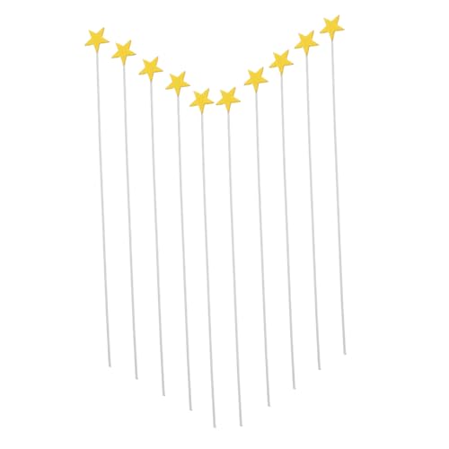 BRIGHTFUFU 100 Stück Goldene Stern Cake Topper Vielseitige Tortendekoration für Geburtstag Hochzeit Shower Wiederverwendbare Stern Cupcake Deko für Festliche Partygestaltung BRIGHTFUFU 100 Stück Goldene Stern Cake Topper Vielseitige Tortendekoration für Geburtstag Hochzeit Shower Wiederverwendbare Stern Cupcake Deko für Festliche Partygestaltung von BRIGHTFUFU