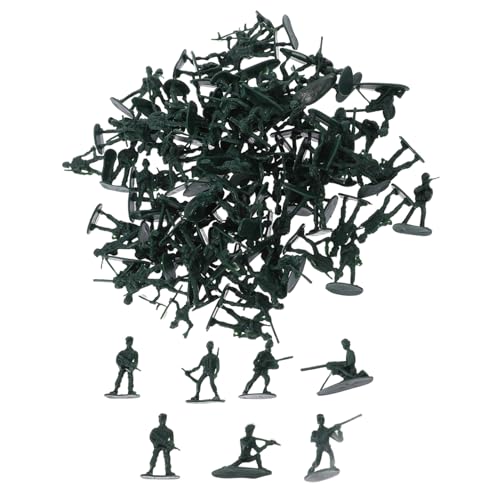 BRIGHTFUFU 100 Stück Miniatur Soldatenfiguren aus Robustem Kunststoff Detailreiche Mittelalter Mini Figuren für Sandspieltisch Realistisches Militärspielzeug als Geschenk für Sammler BRIGHTFUFU 100 Stück Miniatur Soldatenfiguren aus Robustem Kunststoff Detailreiche Mittelalter Mini Figuren für Sandspieltisch Realistisches Militärspielzeug als Geschenk für Sammler von BRIGHTFUFU