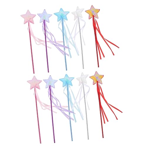 BRIGHTFUFU 10pcs Lustige Fünfzentrige Star Fairy Stab von BRIGHTFUFU