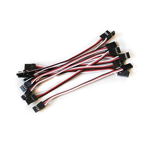 BRIGHTFUFU 10stücke Servoanschlusskabel Stecker Stecker Mit Hartplastik Und Kupferdraht Für Quadcopter Ca Kompatibel Mit Jr Und Futaba-empfängern BRIGHTFUFU 10stücke Servoanschlusskabel Stecker Stecker Mit Hartplastik Und Kupferdraht Für Quadcopter Ca Kompatibel Mit Jr Und Futaba-empfängern von BRIGHTFUFU