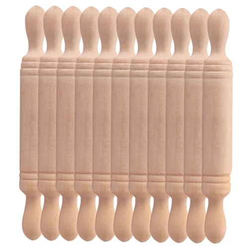 BRIGHTFUFU 11pcs Mini House Rolling Pin Foto Requisite Für Mini House Winzig von BRIGHTFUFU