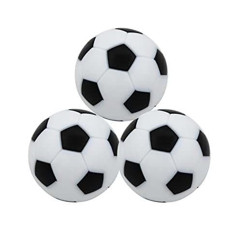 BRIGHTFUFU 12 Stück Mini Fußbälle 36 Mm Für Tischfußball Schwarz Weiß Ersatzbälle Für Kinder Ideal Für Tischkicker Spiele Drinnen Und Draußen Unisex Fußball Für Jungen Und Mädchen von BRIGHTFUFU