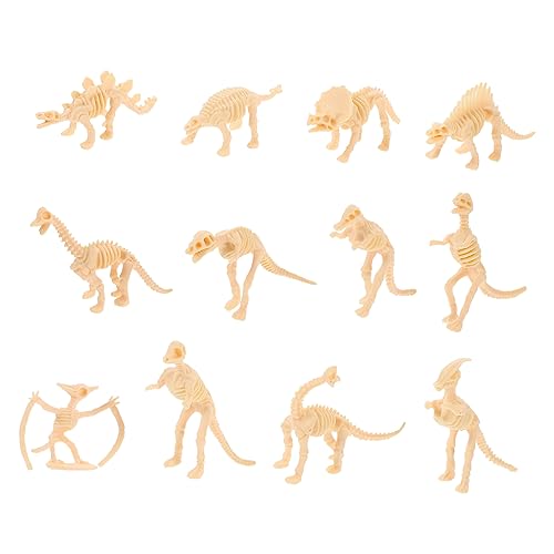 BRIGHTFUFU 12 Stück Teiliges Dinosaurier Skelett Modell für Edukatives Dinosaurier Ausgrabungs Robuste Kunststofffiguren Fördert Motorische Fähigkeiten und Frühes Lernen BRIGHTFUFU 12 Stück Teiliges Dinosaurier Skelett Modell für Edukatives Dinosaurier Ausgrabungs Robuste Kunststofffiguren Fördert Motorische Fähigkeiten und Frühes Lernen von BRIGHTFUFU