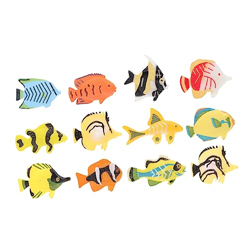 BRIGHTFUFU 12stücke Tropische Fisch Modelle Realistische Meeresbewohner Spielzeug Für Junge Mädchen Tierfiguren Für Bildung Und Deko Für Schreibtisch Und Spielzimmer BRIGHTFUFU 12stücke Tropische Fisch Modelle Realistische Meeresbewohner Spielzeug Für Junge Mädchen Tierfiguren Für Bildung Und Deko Für Schreibtisch Und Spielzimmer von BRIGHTFUFU